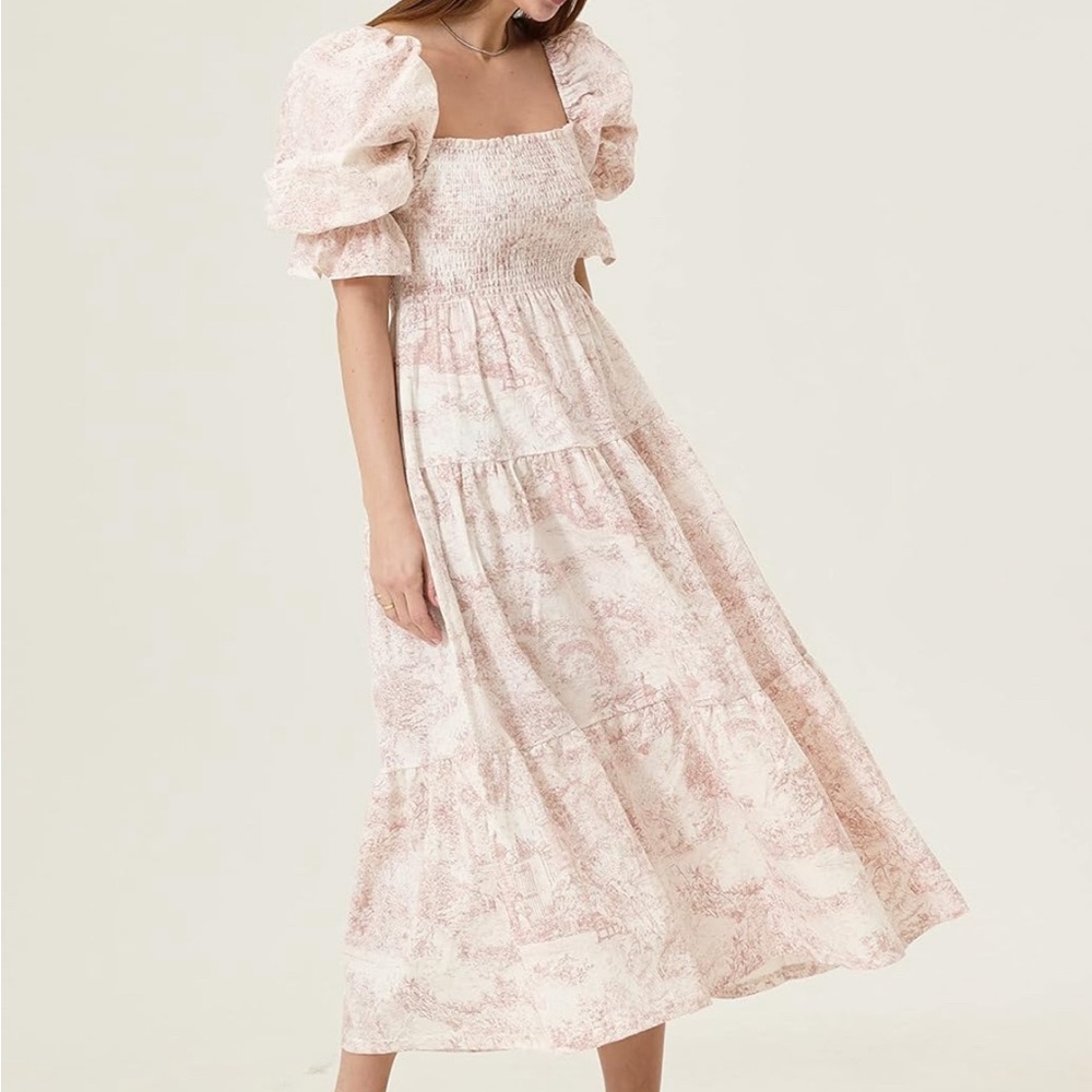 NOTHING FITS BUT Women’s Cotton Linen Kiko Maternity or Postpartum Dress